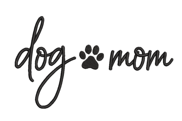 Dog Mom Script with Paw Review