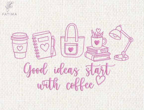Good Ideas Start with Coffee Embroidery Review