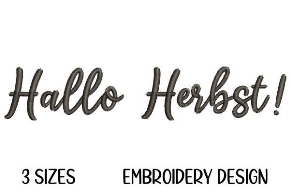 Hallo Herbst – Autumn Embroidery Review
