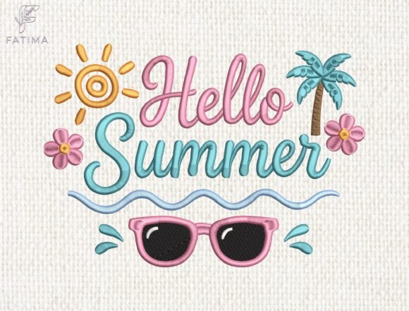 Hello Summer Embroidery Design Review