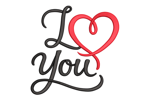 I Love You Script Embroidery Review