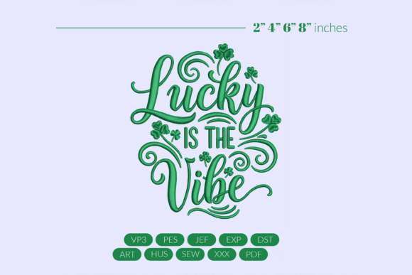 Lucky is the Vibe Embroidery Review