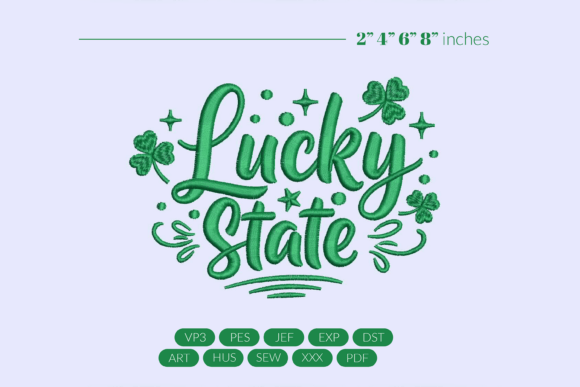 Lucky State Embroidery Design Review