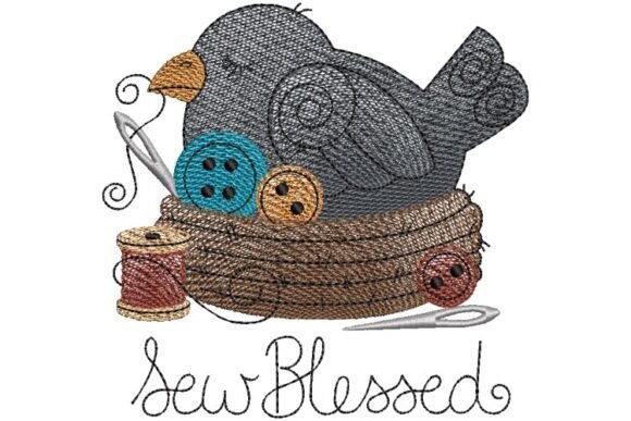Sew Blessed Crow Embroidery Design Review
