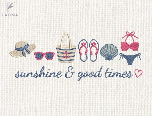 Summer Beach Embroidery Design Review