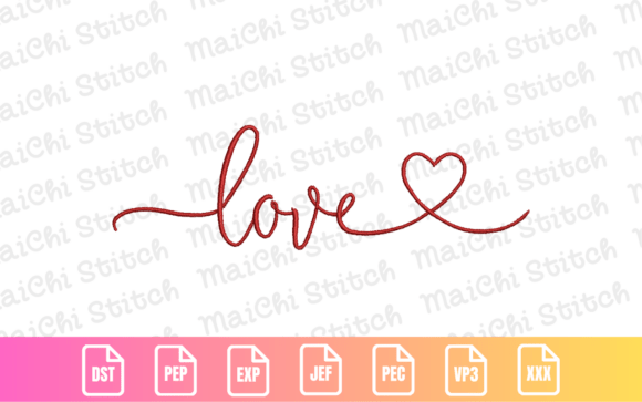 Valentine Heart Script Embroidery Review